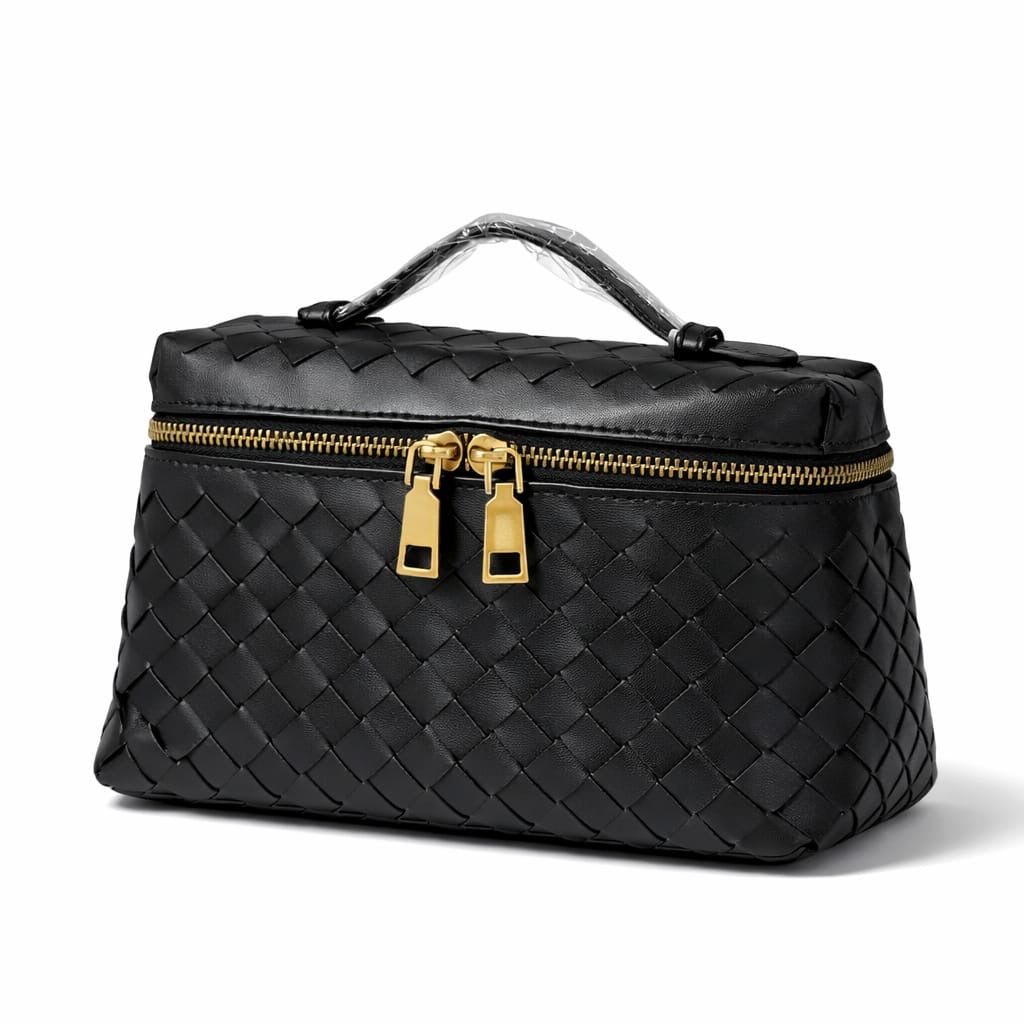 Beauty Bag Elegance – Nero Intrecciato