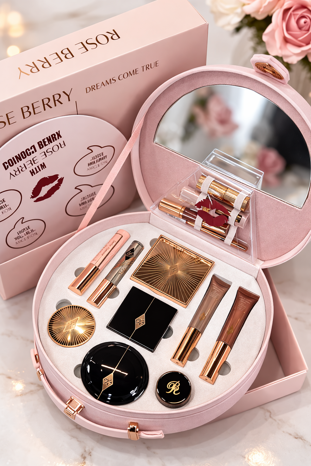 Cofanetto Beauty Rose Berry – Eleganza e Bellezza in un Unico Set