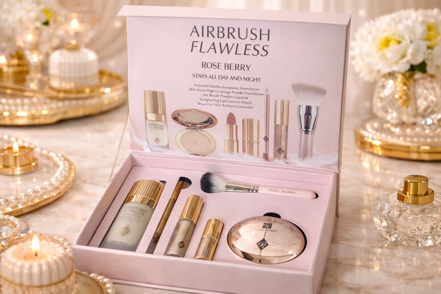 Set Luxury Rose Berry