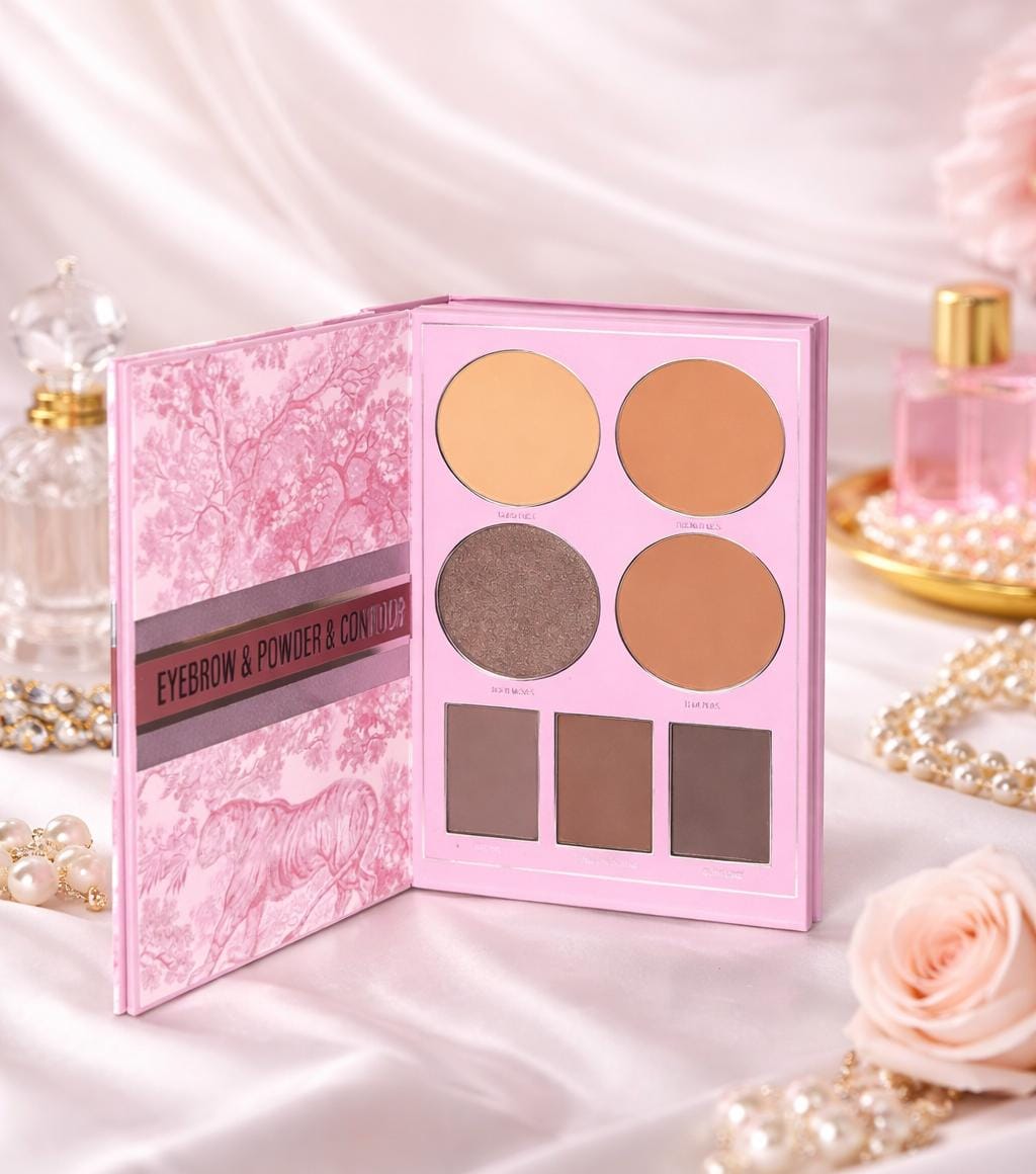 Palette Makeup Completa All In One – Occhi, Viso & Labbra | Edizione Elegance