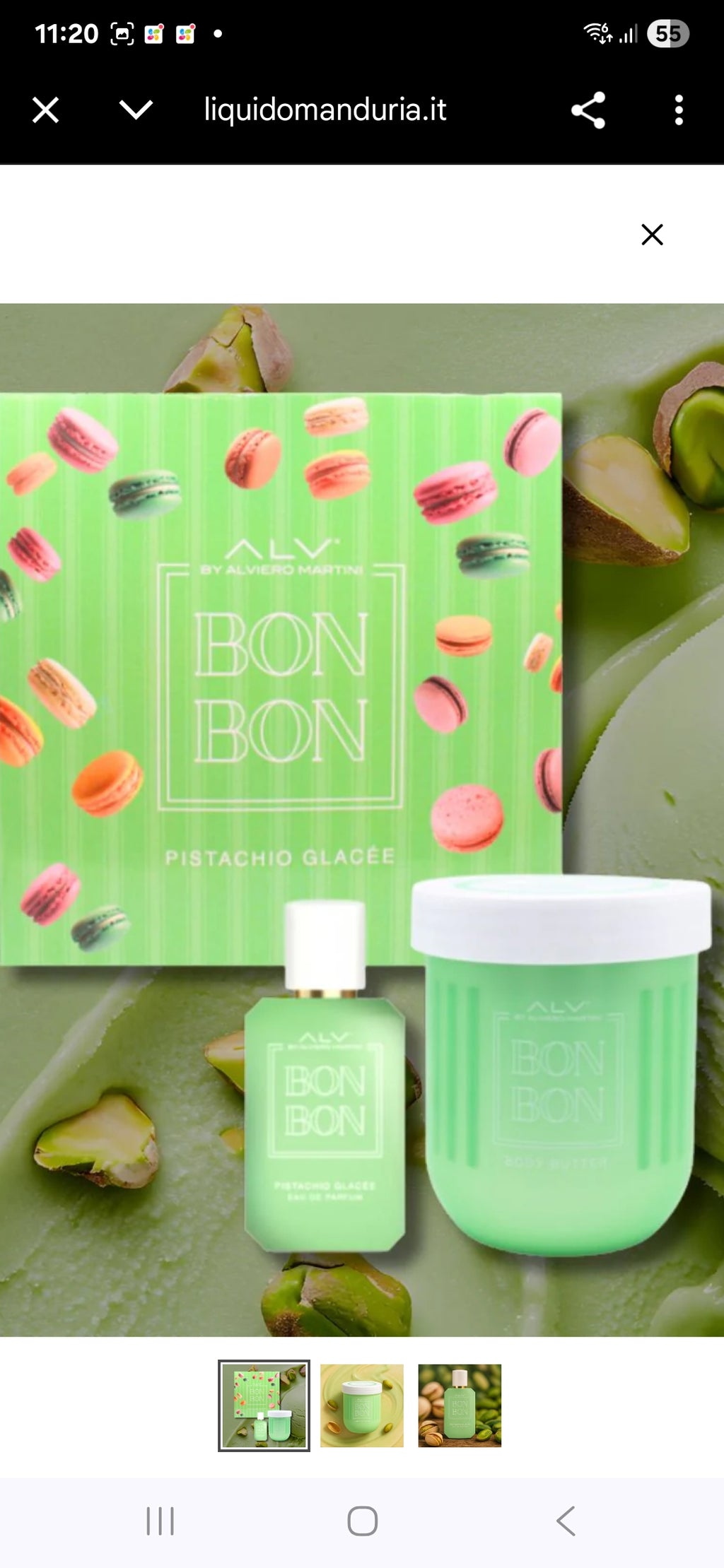 🍨 BON BON – COFANETTO CORPO PISTACCHIO GLACÉE 🍨