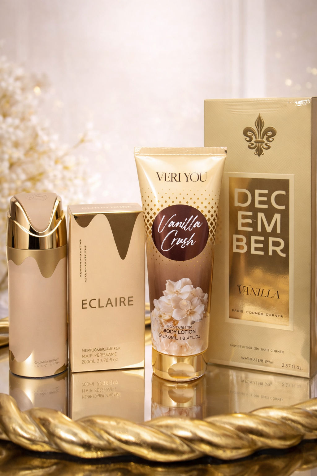 Vanilla Gold Luxury Box – Set Completo Profumo & Beauty