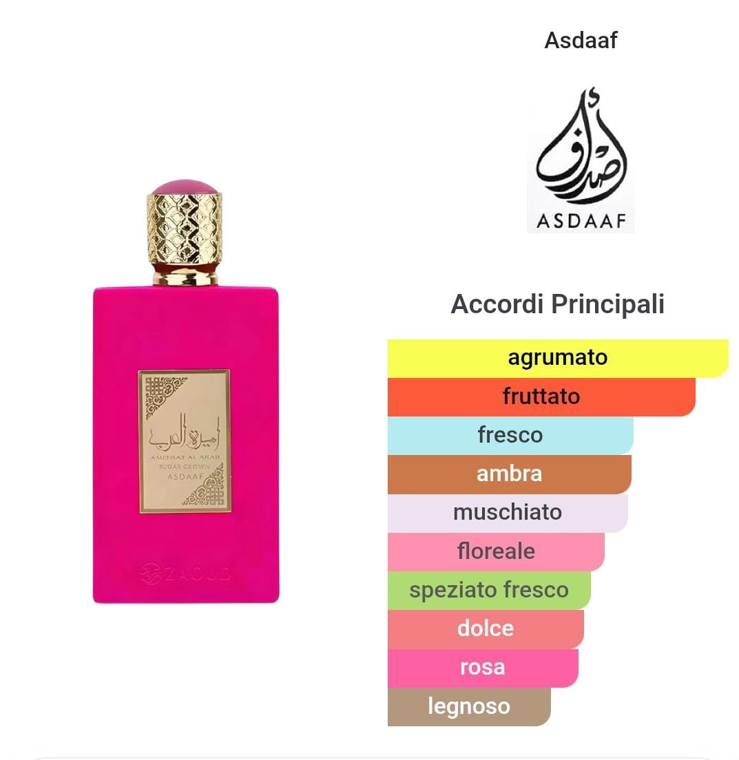 Asdaaf Ameerat Al Arab Sugar Crown EDP 100ml