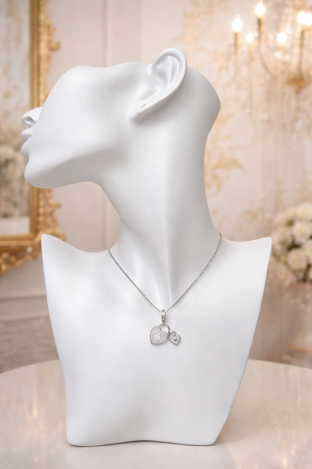 Collana Cuore doppio