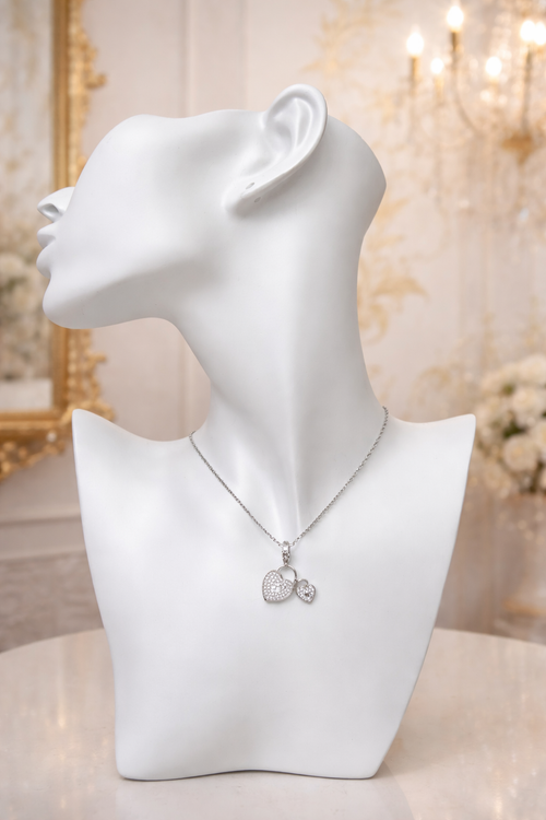 Collana Cuore doppio