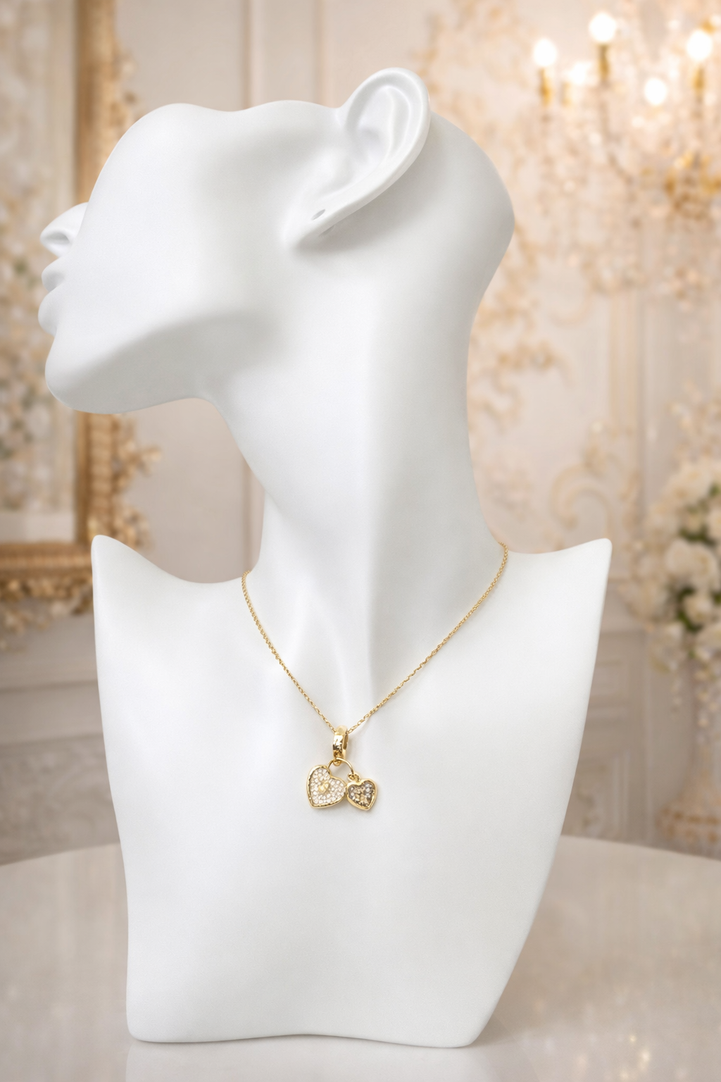 Collana Cuore doppio